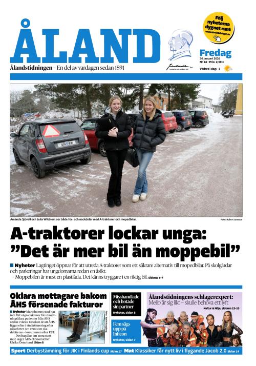Ålandstidningen 30.1.2026