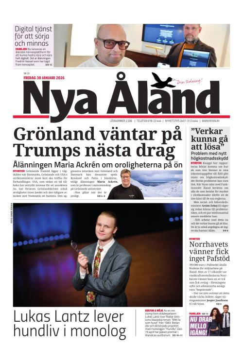 Nya Åland 30.1.2026