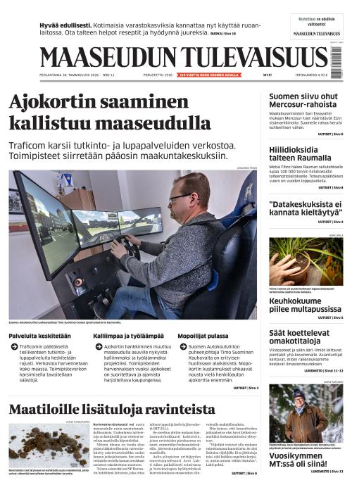 Maaseudun Tulevaisuus 30.1.2026