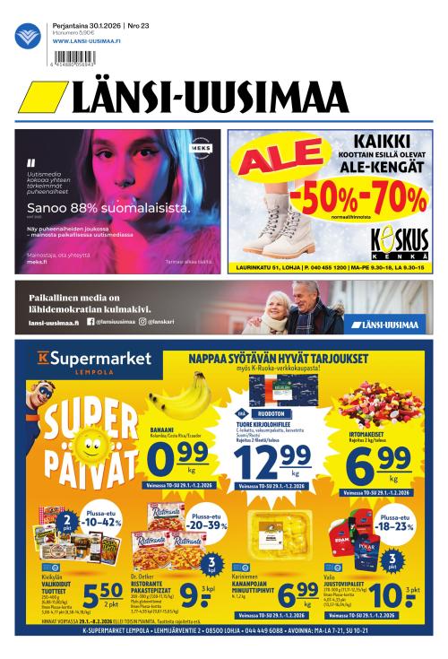 Länsi-Uusimaa 30.1.2026