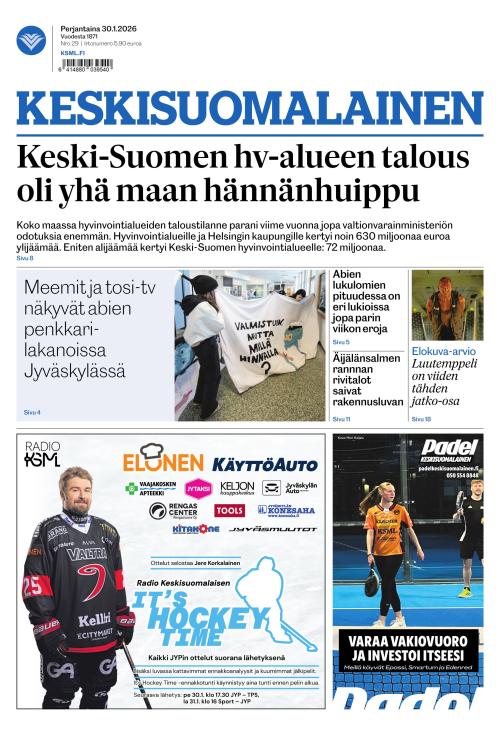 Keskisuomalainen 30.1.2026