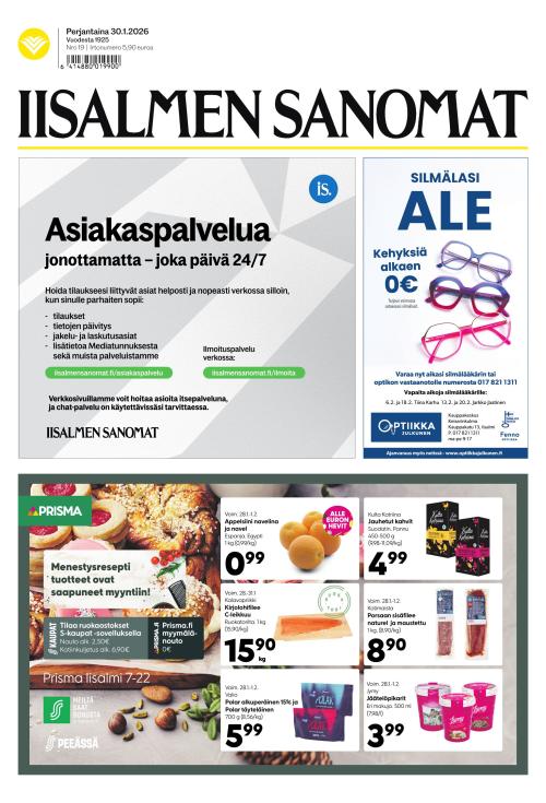 Iisalmen Sanomat 30.1.2026