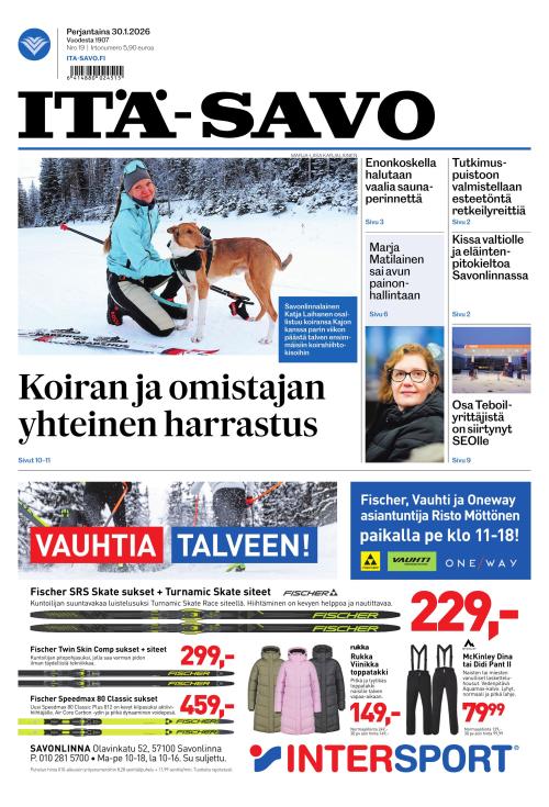 Itä-Savo 30.1.2026