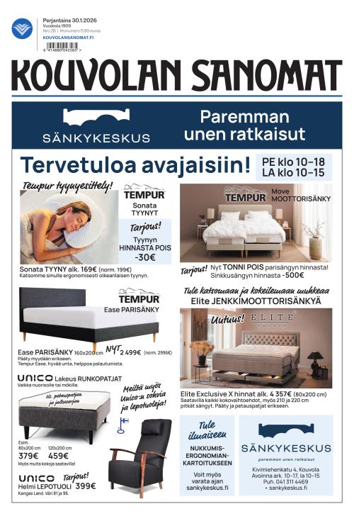 Kouvolan Sanomat 30.1.2026