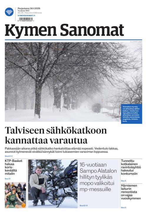 Kymen Sanomat 30.1.2026