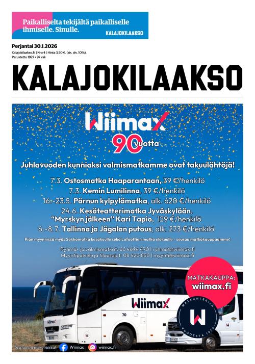 Kalajokilaakso ja Kalajaska 30.1.2026
