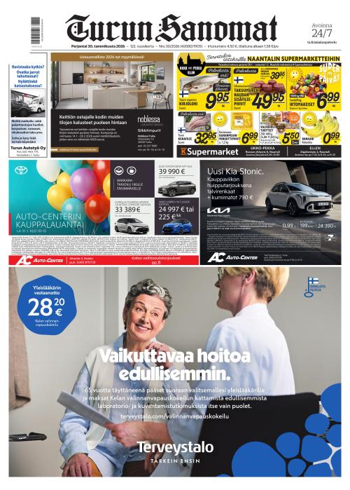 Turun Sanomat 30.1.2026