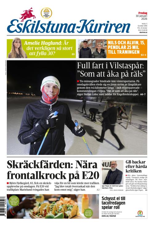 Eskilstuna-Kuriren 30.1.2026