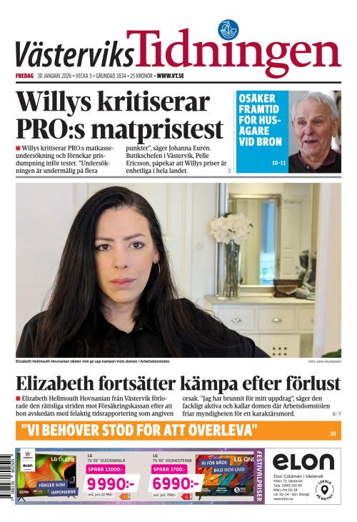 Västerviks-Tidningen 30.1.2026
