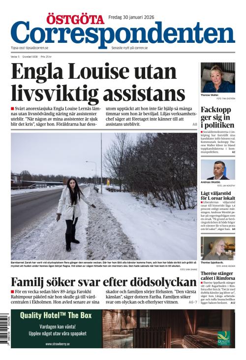 Östgöta Correspondenten 30.1.2026