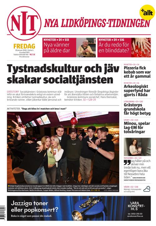 Nya Lidköpings-Tidningen 30.1.2026