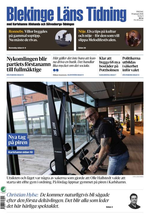 Blekinge Läns Tidning 30.1.2026