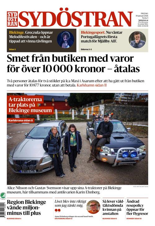Sydöstran 30.1.2026
