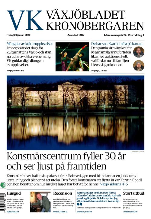 Växjöbladet Kronobergaren 30.1.2026