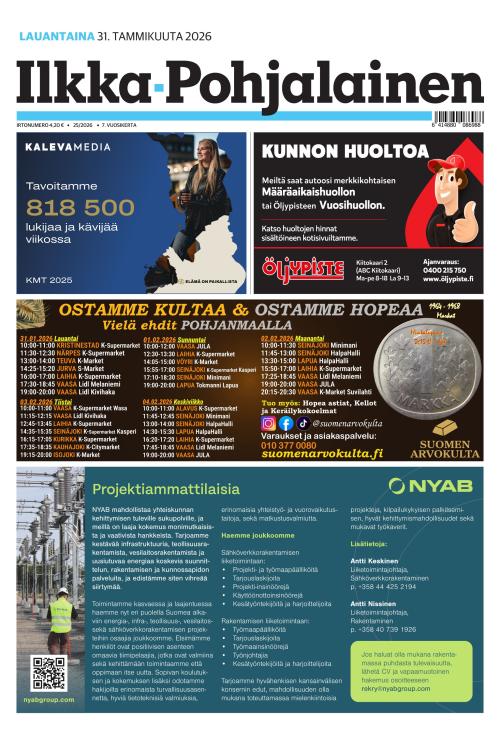 Ilkka-Pohjalainen 31.1.2026