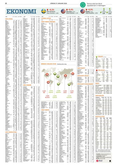 Göteborgs-Posten 31.1.2026