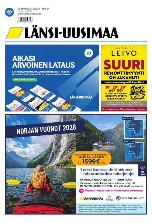 Länsi-Uusimaa 31.1.2026