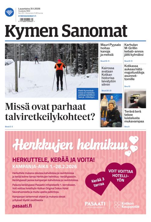 Kymen Sanomat 31.1.2026