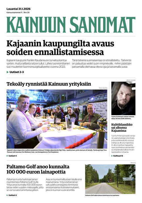 Kainuun Sanomat 31.1.2026