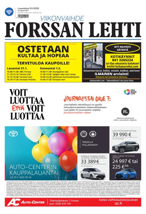 Forssan Lehti 31.1.2026