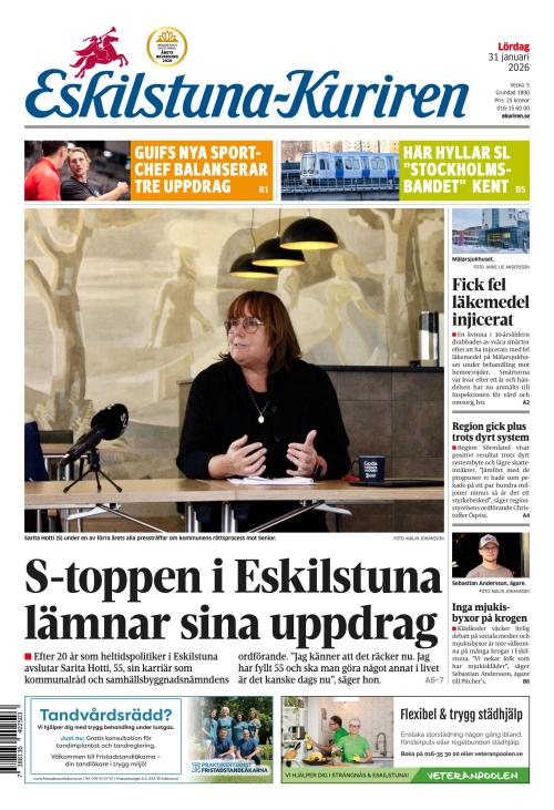 Eskilstuna-Kuriren 31.1.2026