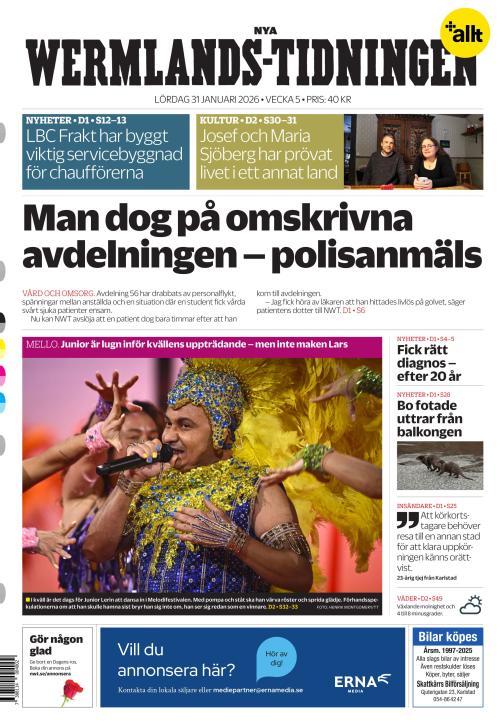 Nya Wermlands-Tidningen 31.1.2026
