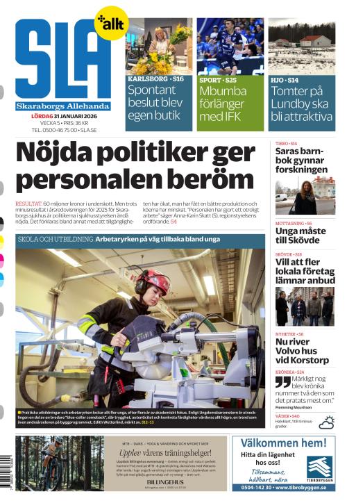 Skaraborgs Allehanda 31.1.2026