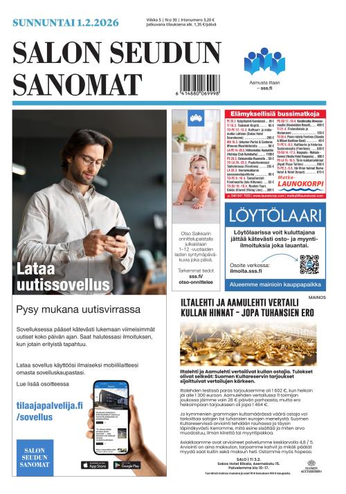 Salon Seudun Sanomat 1.2.2026