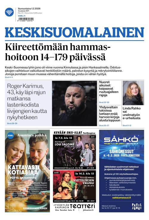 Keskisuomalainen 1.2.2026