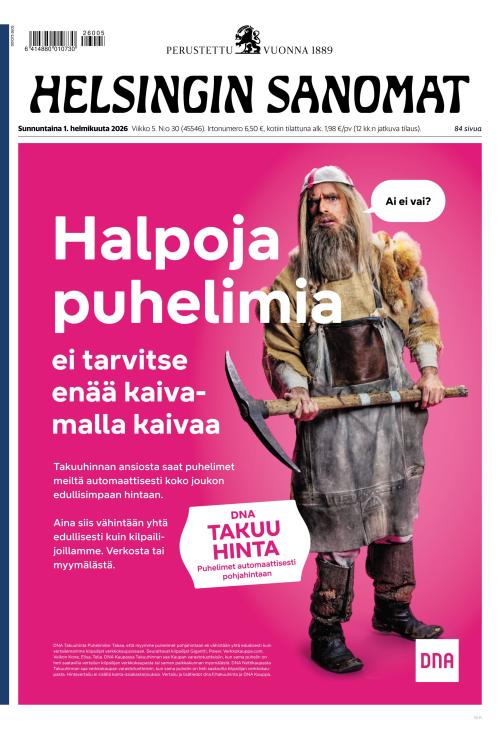 Helsingin Sanomat 1.2.2026