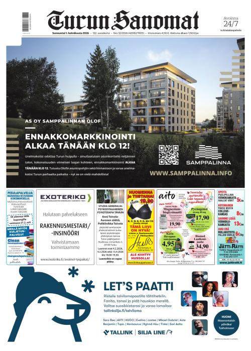 Turun Sanomat 1.2.2026