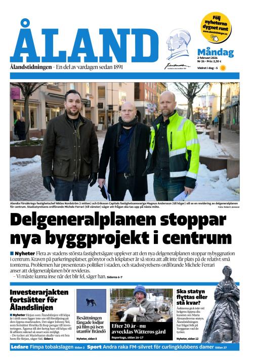 Ålandstidningen 2.2.2026