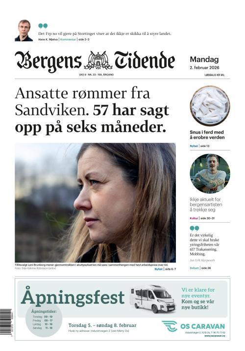 Bergens Tidende 2.2.2026