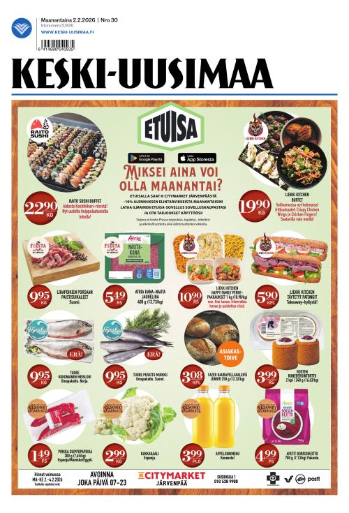 Keski-Uusimaa 2.2.2026