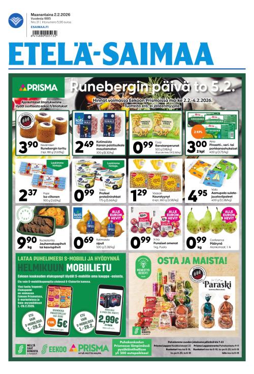 Etelä-Saimaa 2.2.2026