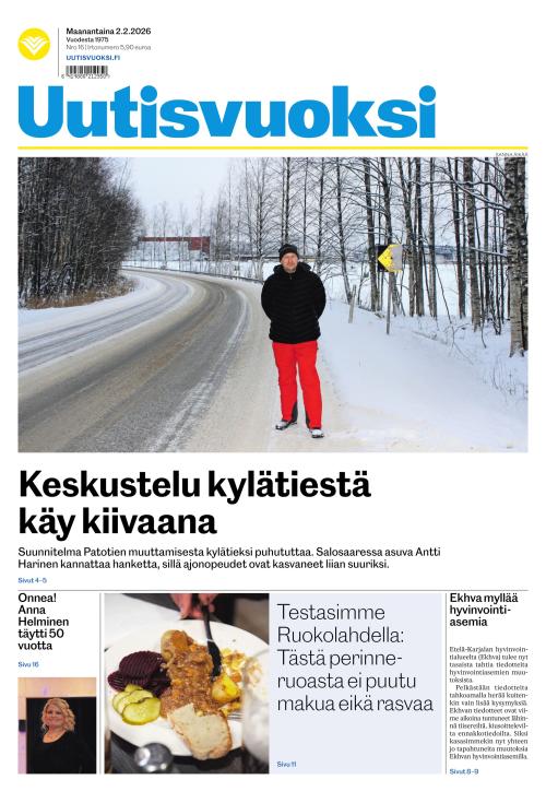 Uutisvuoksi 2.2.2026