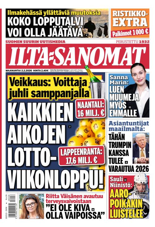 Ilta-Sanomat 2.2.2026
