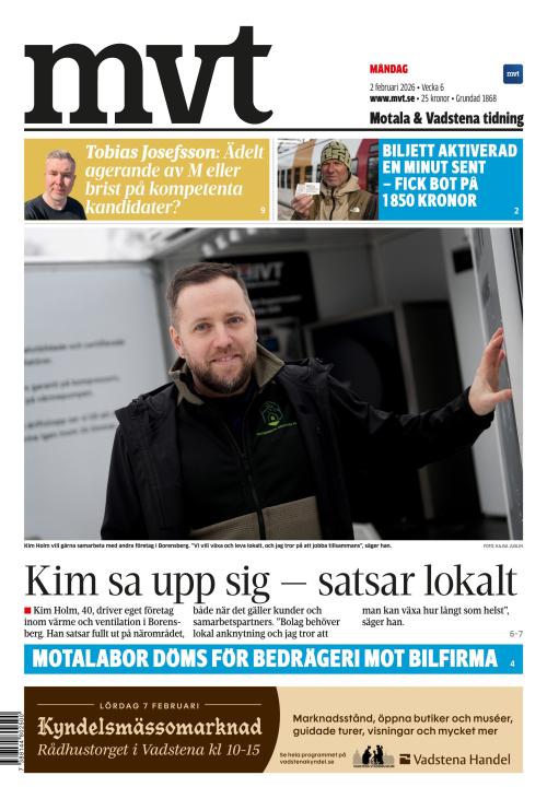 Motala Vadstena Tidning 2.2.2026