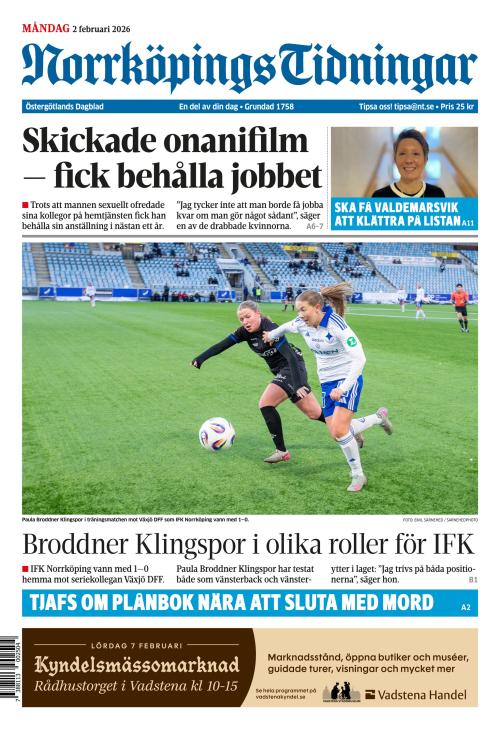 Norrköpings Tidningar 2.2.2026
