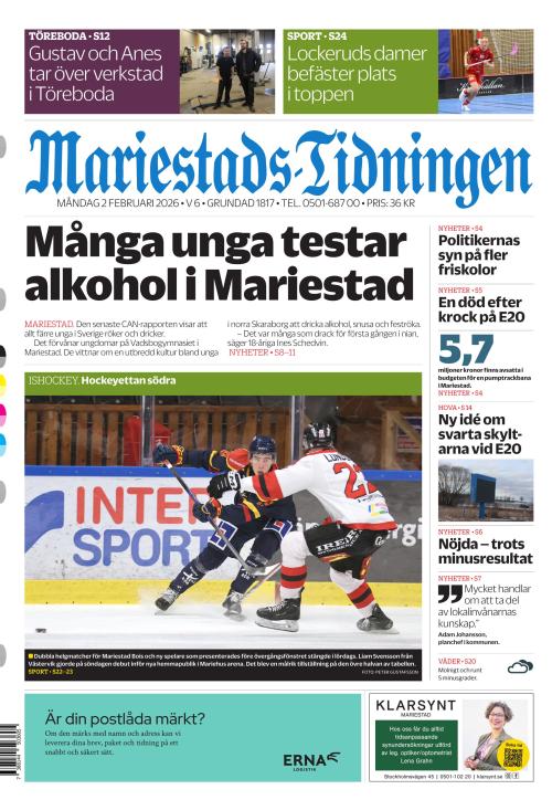 Mariestads-Tidningen 2.2.2026