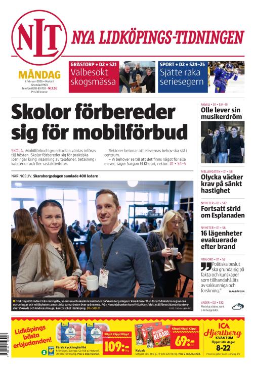 Nya Lidköpings-Tidningen 2.2.2026