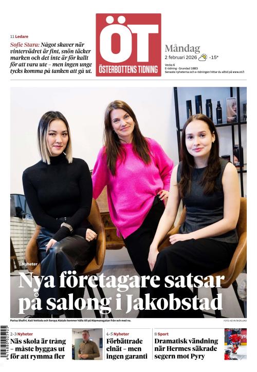 Österbottens Tidning 2.2.2026