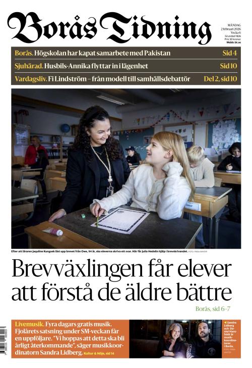 Borås Tidning 2.2.2026