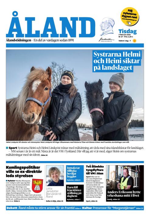 Ålandstidningen 3.2.2026