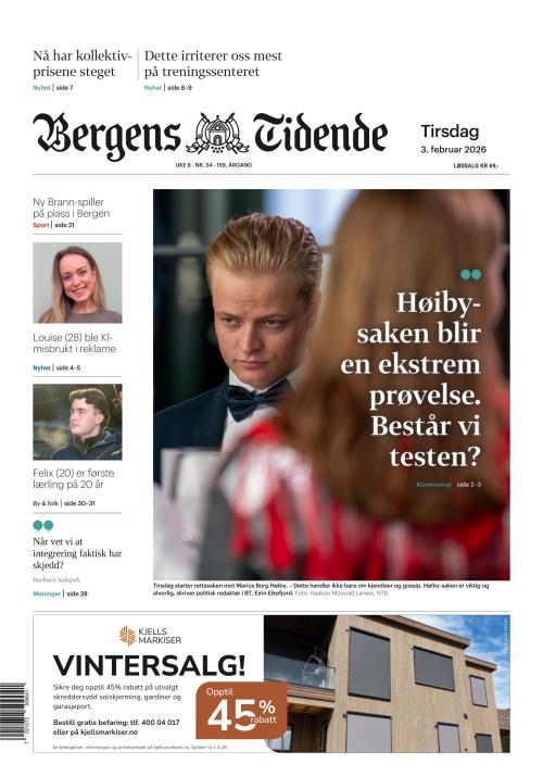 Bergens Tidende 3.2.2026