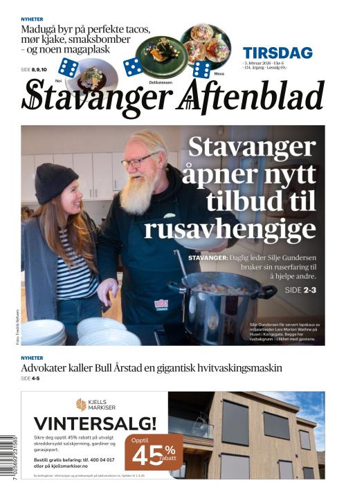 Stavanger Aftenblad 3.2.2026