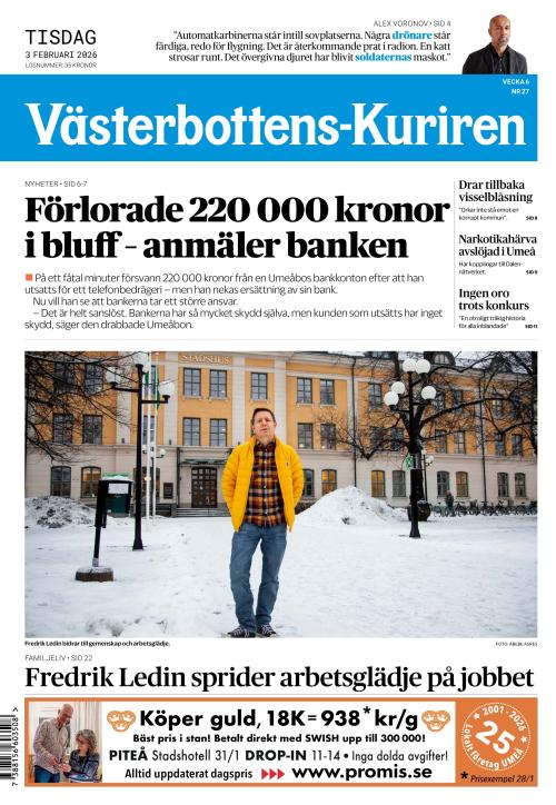 Västerbottens-Kuriren (SE) 3.2.2026