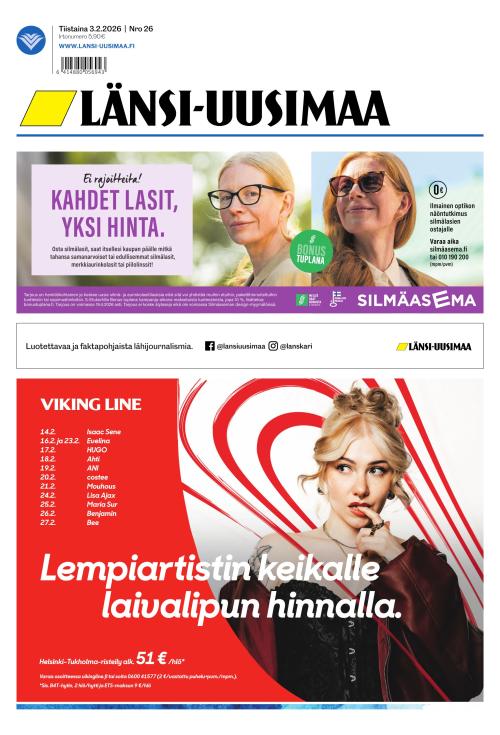 Länsi-Uusimaa 3.2.2026