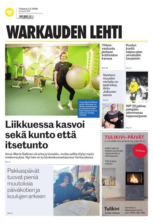 Warkauden Lehti 3.2.2026