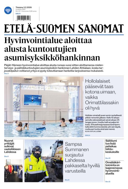 Etelä-Suomen Sanomat 3.2.2026